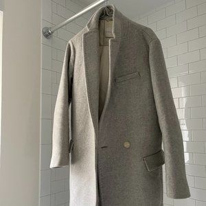 The Group by Babaton Heather Grey Wool Blend Coat
